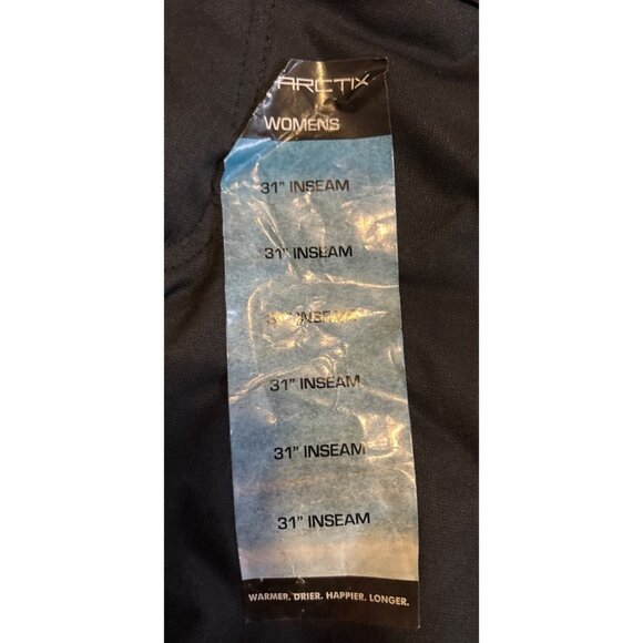 Arctix Snow Pants Cargo Womens Large 12 - 14 Insulated Black 31" Inseam - Picture 6 of 14